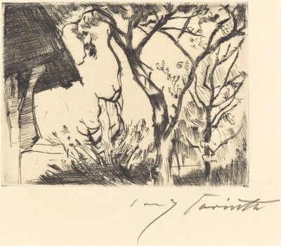Hausecke Corner of a House, 1918. de Lovis Corinth