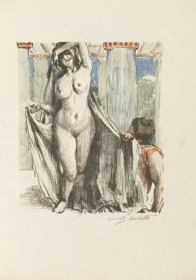 Ilustração para The Song of Songs, 1911 de Lovis Corinth
