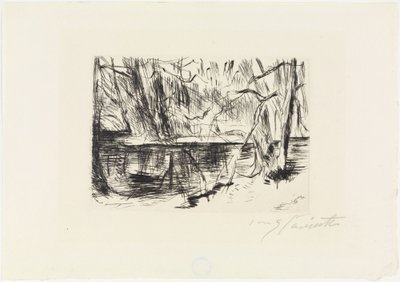 No Jardim Zoológico de Lovis Corinth