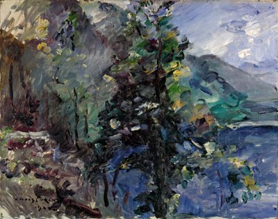 Jochberg no lago de Walchensee de Lovis Corinth