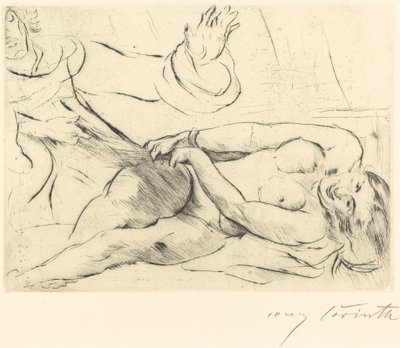 Joseph und Potifars Weib II Joseph e a esposa de Potifar II, 1915. de Lovis Corinth