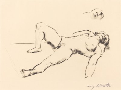 Nu feminino reclinado II de Lovis Corinth