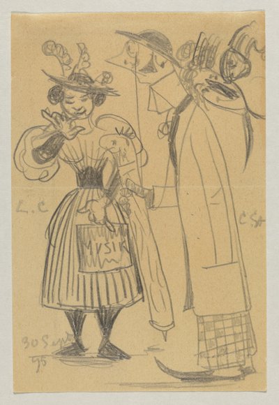 Lovis Corinto e Carl Strathmann de Lovis Corinth