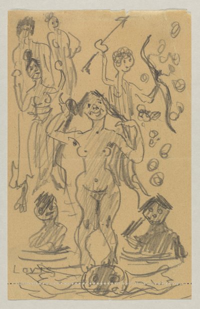 Lovis Corinto e Carl Strathmann de Lovis Corinth