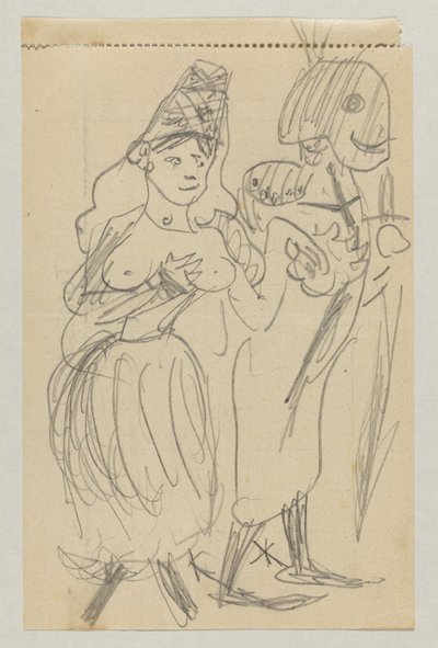 Lovis Corinto e Carl Strathmann de Lovis Corinth
