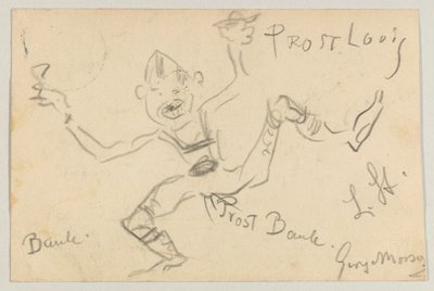Lovis Corinth para Carl Strathmann: cartão postal, carimbado em 6 de novembro de 1906 de Lovis Corinth