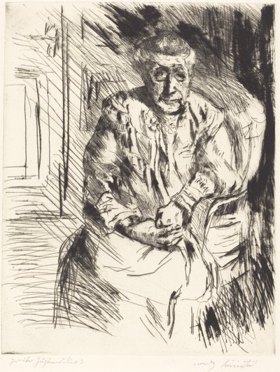 Ma Belle Mere Sogra, 1919. de Lovis Corinth
