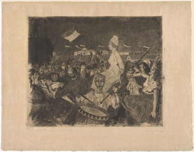 Maria Antonieta a caminho do cadafalso de Lovis Corinth