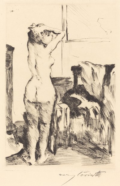 Modellstudie (Estudo de um Modelo) de Lovis Corinth