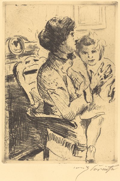 Mutter und Kind Mother and Child, 1911. de Lovis Corinth