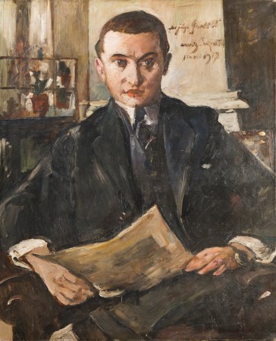 Retrato de Wolfgang Gurlitt, 1917. de Lovis Corinth