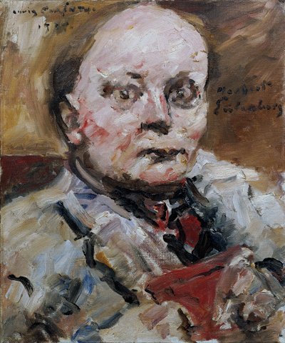 Retrato do poeta Herbert Eulenberg, 1924. de Lovis Corinth