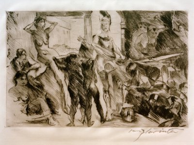 Forja do vulcão de Lovis Corinth