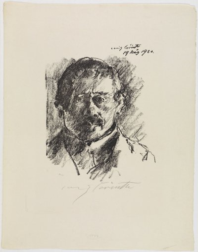 Autorretrato, 19 de março de 1920 de Lovis Corinth