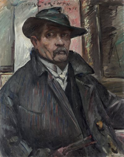 Autorretrato com chapéu e casaco de Lovis Corinth
