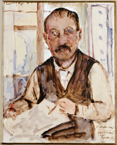 Auto-retrato, 1918 de Lovis Corinth