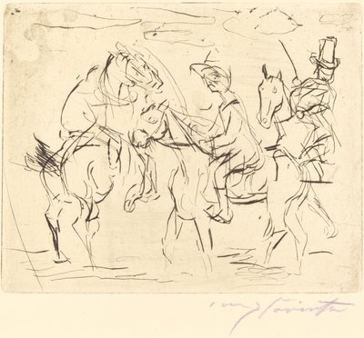 Cavaleiros de domingo de Lovis Corinth