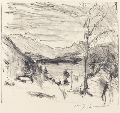 Walchensee no nevoeiro Walchensee no nevoeiro, 1920. de Lovis Corinth