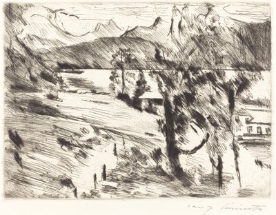 Walchensee landschaft (Paisagem Walchensee) de Lovis Corinth