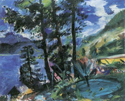 Walchensee com fontes de Lovis Corinth