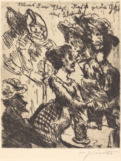 Mas que raio! É gustel von blasewitz O que é isso! É Gustel von Blasewitz, 1923. de Lovis Corinth