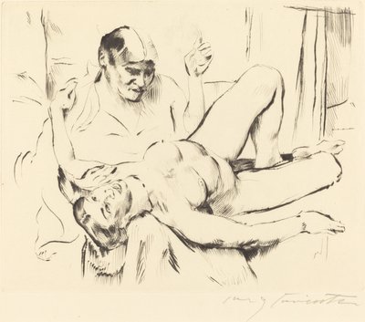 Divination Prophecy, 1914. de Lovis Corinth