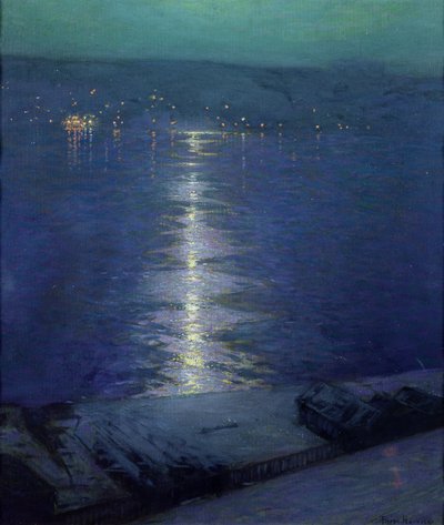 Luar no rio, 1919 de Lowell Birge Harrison