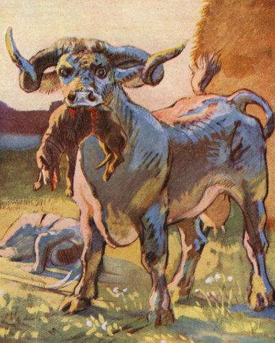 Ilustração para histórias de Guy de Warwick (litografia a cores) de Lowes Dalbiac Luard