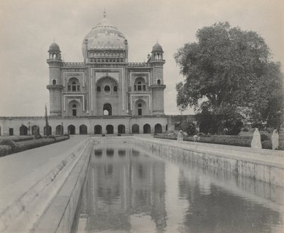 Túmulo de Saftar Jung, Deli, c. 1890 (impressão platina) de Ltd. Ceylon Plâté