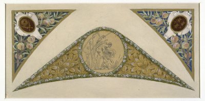 Esboço para a Escadaria do Festival na Câmara Municipal de Paris: Escorpião, ca. 1888 -1898 (óleo) de Luc-Oliver Merson