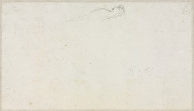 Esboço de uma esfinge [] verso, c. 1879-80. de Luc Olivier Merson
