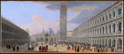 Piazza San Marco, Veneza de Luca Carlevarijs