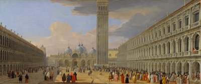 Piazza San Marco, Veneza, ca. 1709 de Luca Carlevarijs