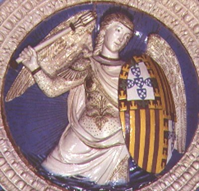 Fortitude, roundal do Túmulo do Cardeal de Portugal de Luca Della Robbia
