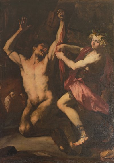 Apollo e Marsia, c.1678 (óleo sobre tela) de Luca Giordano