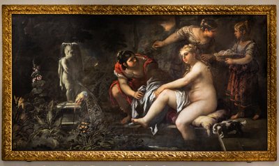Bathsheba, segunda metade do século XVI (óleo sobre tela) de Luca Giordano