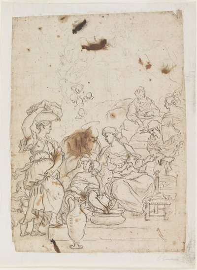 Nascimento da Virgem de Luca Giordano