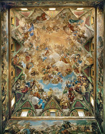 O triunfo dos Habsburgos de Luca Giordano