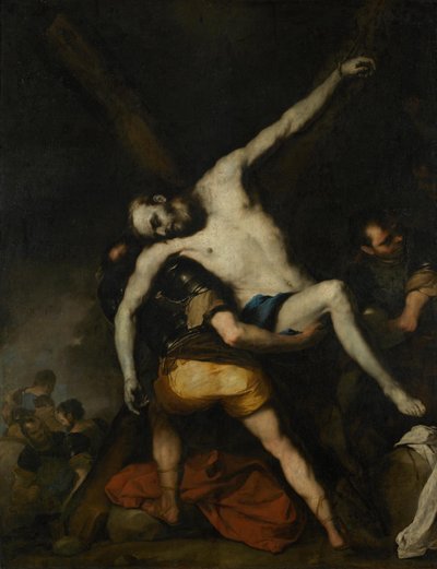 Descida da cruz de Santo André de Luca Giordano