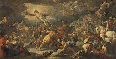 Elevação da cruz de Luca Giordano