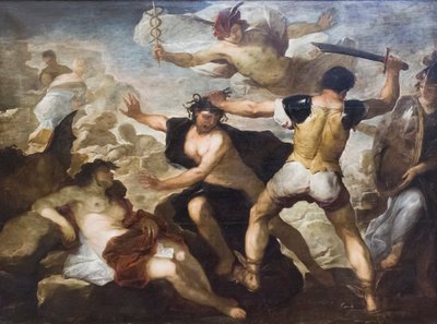 Perseus beheading Medusa de Luca Giordano
