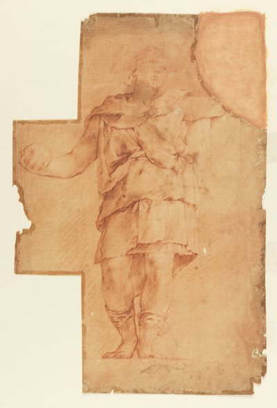 Estudo da figura em pé de Luca Giordano