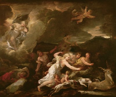 A caçada de Diana de Luca Giordano