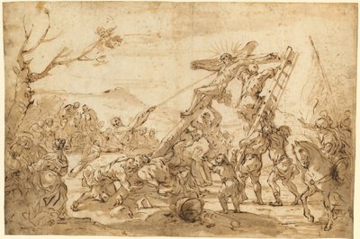 O Levantamento da Cruz de Luca Giordano