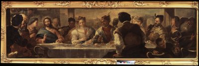 "As bodas de Caná" (O milagre de Caná) Pintura de Luca Giordano (1632-1705) Museu Pushkin, Moscou de Luca Giordano