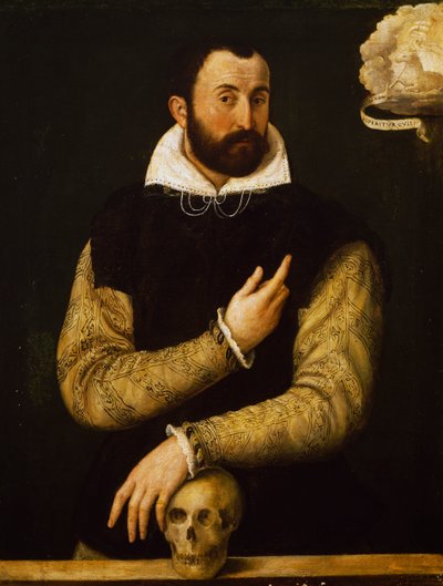 Retrato de Girolamo Rossi (óleo sobre tela) de Luca Longhi