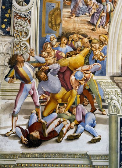 Apocalipse, do ciclo de afrescos do Juízo Final de Luca Signorelli