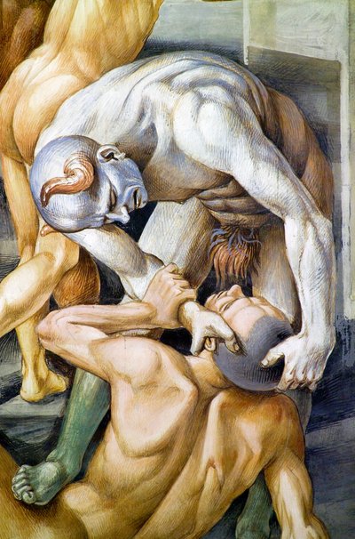 Malditos no inferno, do ciclo de afrescos do Juízo Final de Luca Signorelli