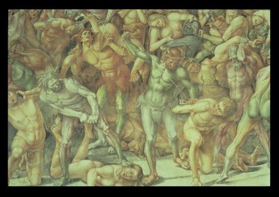 Inferno, do último julgamento (detalhe) de Luca Signorelli