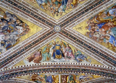 Mártires, patriarcas, doutores da igreja e virgens de Luca Signorelli